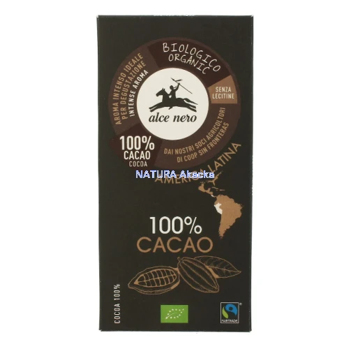 Tabliczka gorzka 100% kakao BIO 50 g