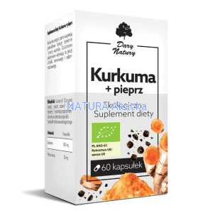 Kurkuma+pieprz 60 kaps. BIO Dary Natury