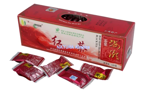 6918970217882 Herbata Czarna 125 g prasowana w kostkach MERIDIAN HaiChao Yunnan
