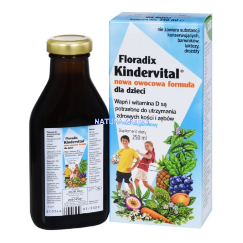 FLORADIX Kindervital nowa owocowa formuła 250 ml