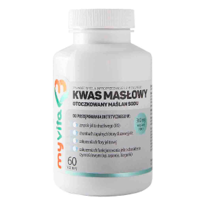 Kwas masłowy 360 mg/60 kps. MyVita.