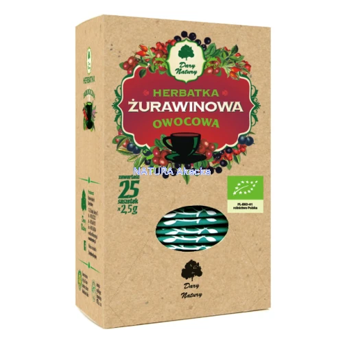 HERBATKA ŻURAWINOWA OWOCOWA fix EKO