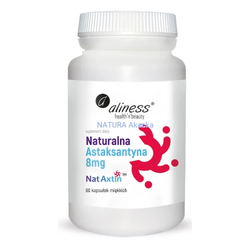 Naturalna Astaksantyna 8 mg/60 kaps