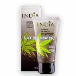 Serum z olejem konopnym dla suchej skóry, 50 ml India Cosmetics