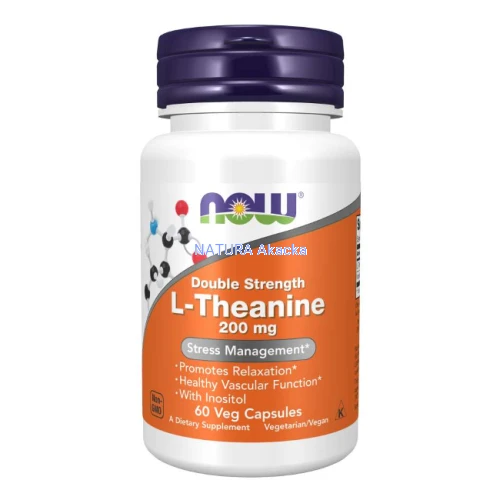 L-Theanine, Double Strength 200 mg /60 kaps.