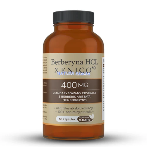 Berberyna HCL 400 mg/60 kaps.