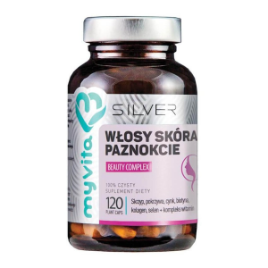 Silver PRO Włosy, Skóra 120 kaps.