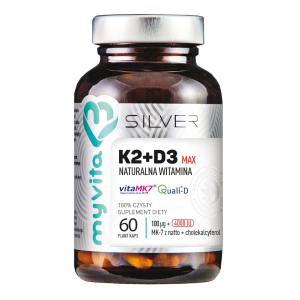 Silver Pure K2+D3 100 uq/4000 iu 60 kaps