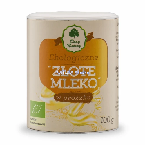 Ekologiczne "ZŁOTE MLEKO" w proszku 100 g