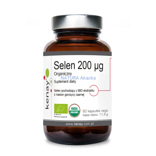 Selen Organiczny 200 mcg/60 kaps. BIO