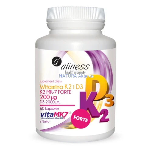 Witamina K2 i D3 Forte 60 kaps
