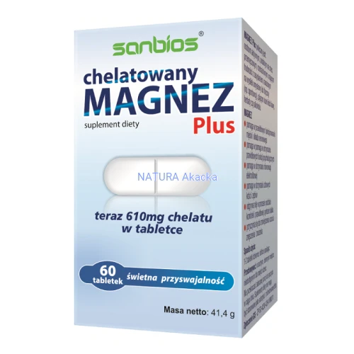Magnez Chelatowany Plus 60 tabl.