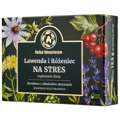Lawenda i Różeniec na stres 30 kaps.