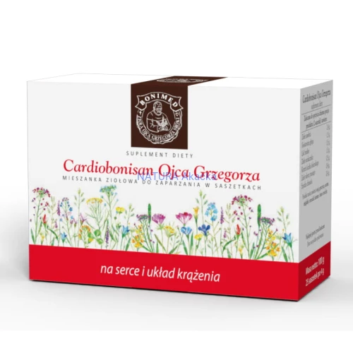 Cardiobonisan Ojca Grzegorza zioła do zaparzania 25 saszetek