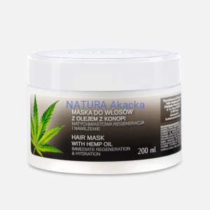 Maska do włosów z olejem konopnym, 200 ml India Cosmetics