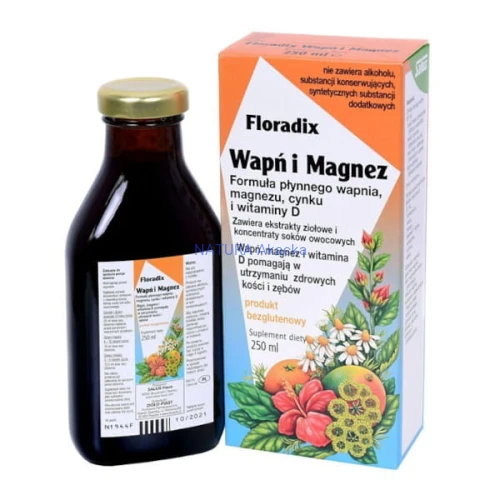 Floradix Wapń i Magnez 250 ml