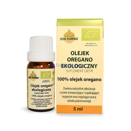 Olejek Oregano Ekologiczny 5 mg 100%