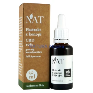 NAT olejek konopny 10% CBD 30 ml