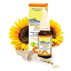 Witamina słońca D3 krople 20 ml 