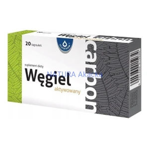 Węgiel aktywny carbon 20 kaps.