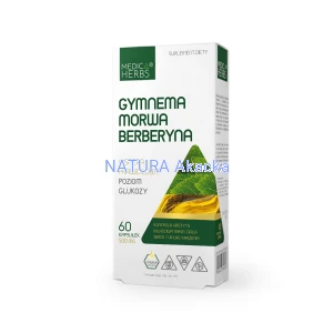Gymnema,Morwa, Berberyna 60 kaps MH