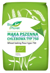Mąka pszenna chlebowa 1 kg Bio Planet.