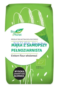 Mąka z samopszy pełnoziarnista 500 g .