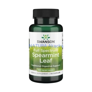 Full Spectrum Spearmint leaf - Mięta zielona 400 mg  60 kaps. (Swanson)