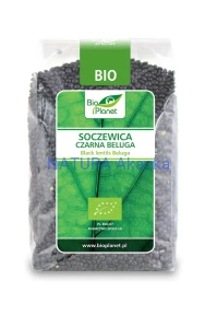 Soczewica czarna Beluga 400 g Bio .