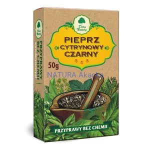 Pieprz cytrynowy czarny 50 g Dary Natury