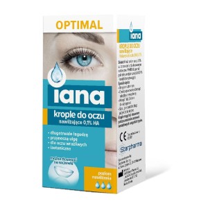 Iana Krople do oczu Optimal nawilż. 10ml