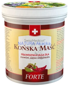 Końska maść 250 ml rozgrzewająca Forte