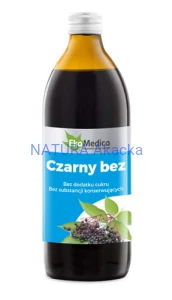 Czarny Bez sok 500 ml EkaMedica..