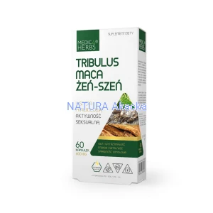 Tribulus,Maca,Żen-szeń 60 kaps