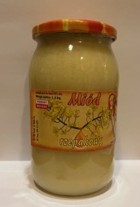 Miód rzepakowy 1,3 kg Ks. Marciniak.