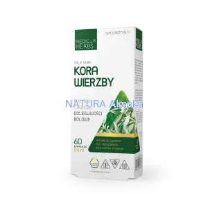 Kora Wierzby 550 mg 60 kaps Medica Herbs