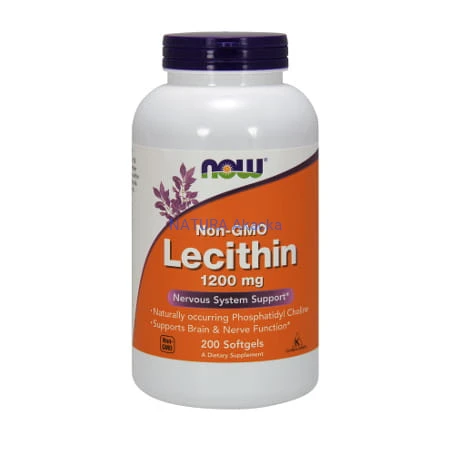 Now Foods Lecithin 1200mg/200 Softgels