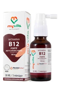 Witamina  B12 krople 30 ml MyVita