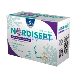 Nordisept Porost islandzki 32 past. 