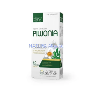 Piwonia 600 mg 60 kaps Medica Herbs