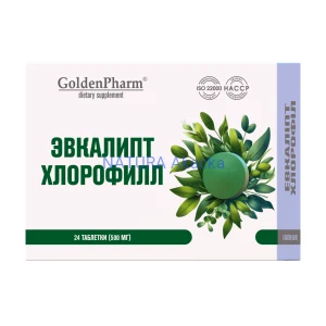 Eukaliptus+chlorofil GoldenPharm 24 tab