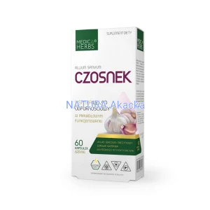 Czosnek 620 mg 60 kaps Medica Herbs