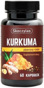 Kurkuma , piperyna,imbir 60 kaps