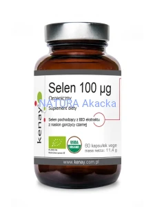 Selen Organiczny 100 mcg/60 kaps. Kenay 