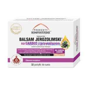 Balsam Jerozolimski na gardło z prawośla