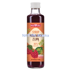 Syrop malinowy z lipą 46% soku 250 ml
