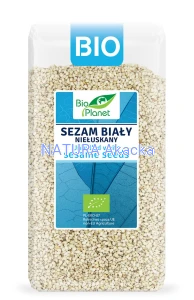 Sezam biały niełuskany BIO 400 g