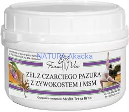 Czarci Pazur z żywokostem i MSM żel