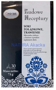 LUDOWE RECEPTURY wsparcie przepływu soków żołądkowych oraz trawienia 30 saszetek MIR-LEK