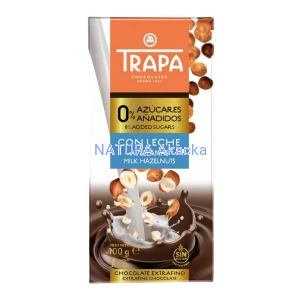 TRAPA Czekoada mleczna z orzechami lasko